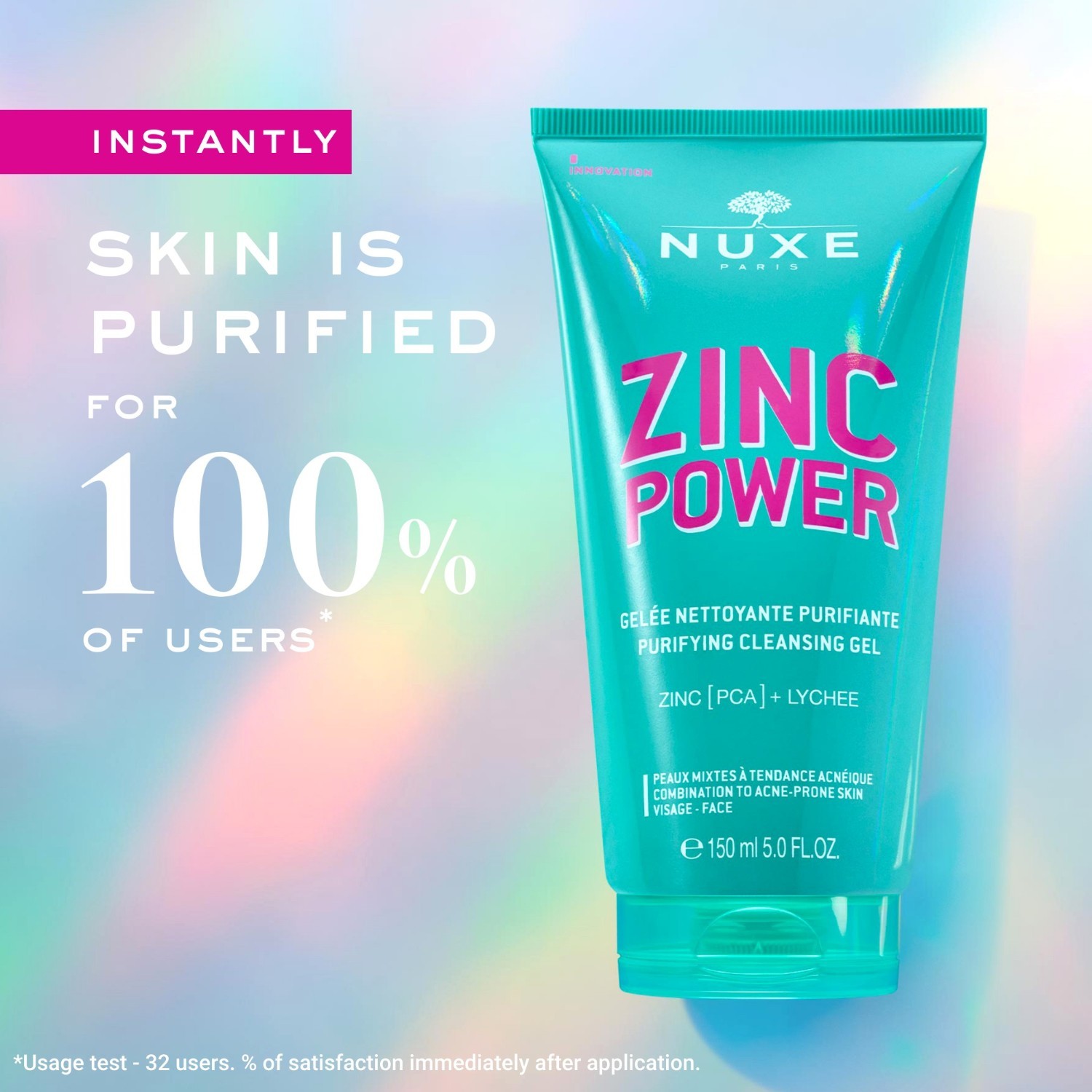 NUXE Reinigungsgel Zink Power Reinigendes želeja - 150 ml