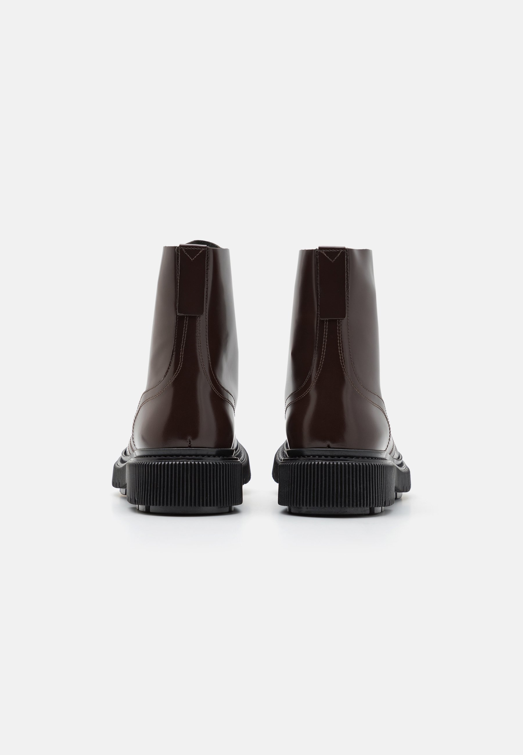 Vaarwel TYPE 165 UNISEX - Enkellaarsjes met vetersluiting - donkerbruin espresso