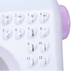 Machine à coudre - EMERIO - SEW-121820 - 12 programmes - Coupe-fil - Enfileur simplifié