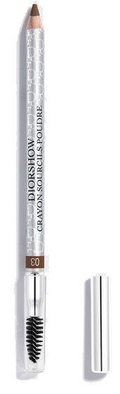 DIORSHOW CRAYON SOURCILS POUDRE Vodoodporen svinčnik za obrvi - naraven zaključek Luksuzni izdelki za obrvi
