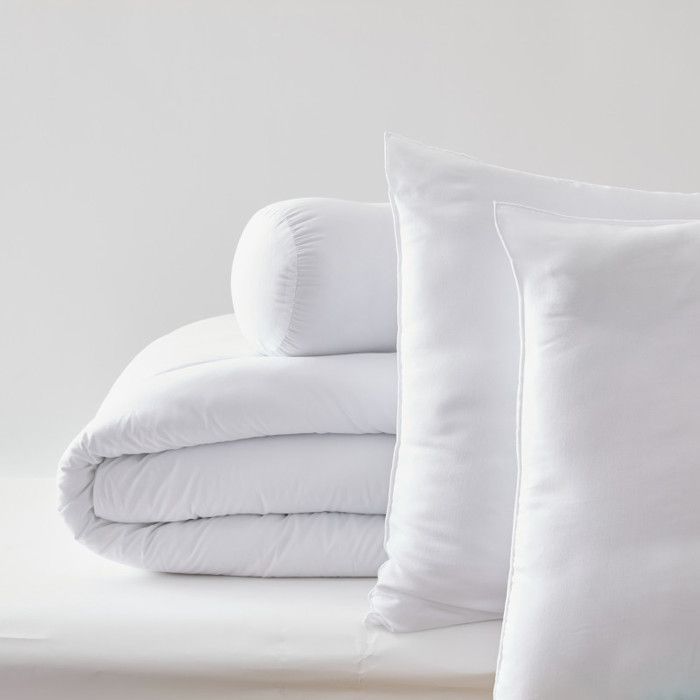 Juego de funda nórdica Blanrêve de 260 x 240 cm + 2 almohadas de 60 x 60 cm + almohadón de 160 cm. Gama 