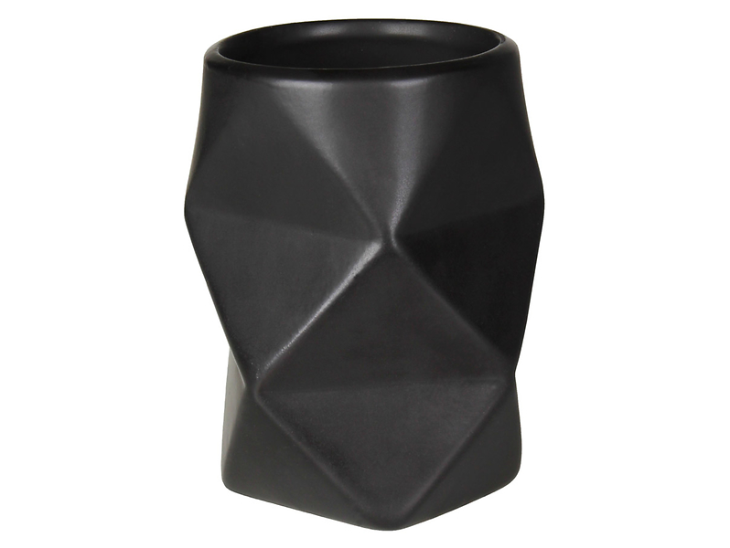 Kubek na szczoteczki do zębów ceramiczny Alter czarny