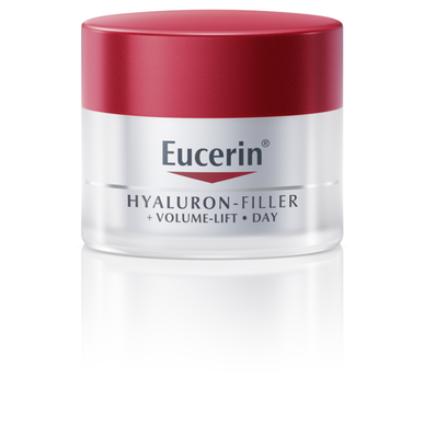 Eucerin Hyaluron-Filler Volume Lift -päivävoide kuivalle iholle, ryppyjä ehkäisevä ja kohottava SPF 15, 50 ml
