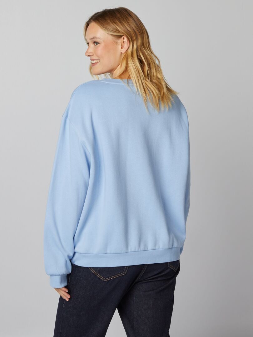 Oversized sweatshirt - blauw