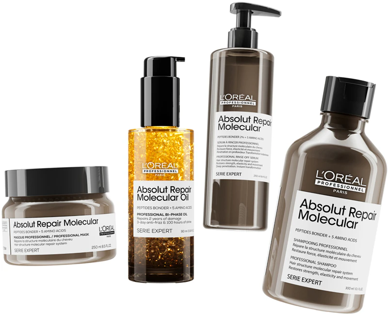 Óleo Capilar Nutritivo Molecular L'Oréal Professionnel Serie Expert Absolut Repair para Cabelos Danificados