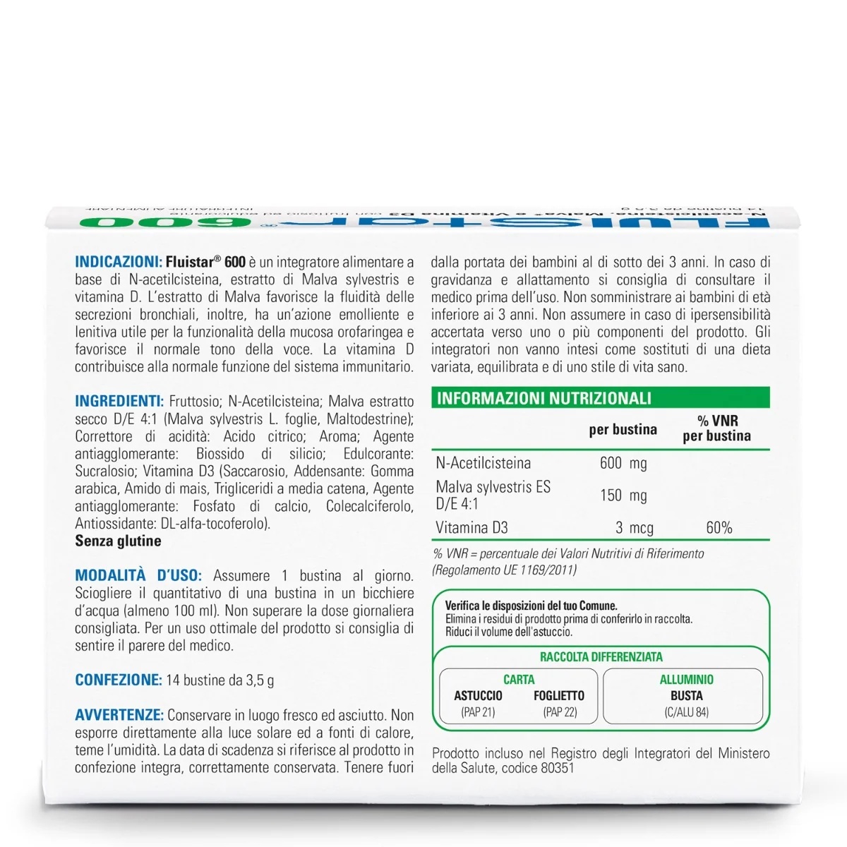 STARDEA Fluistar 600 14 sachets Vloeibaarmakingssupplement