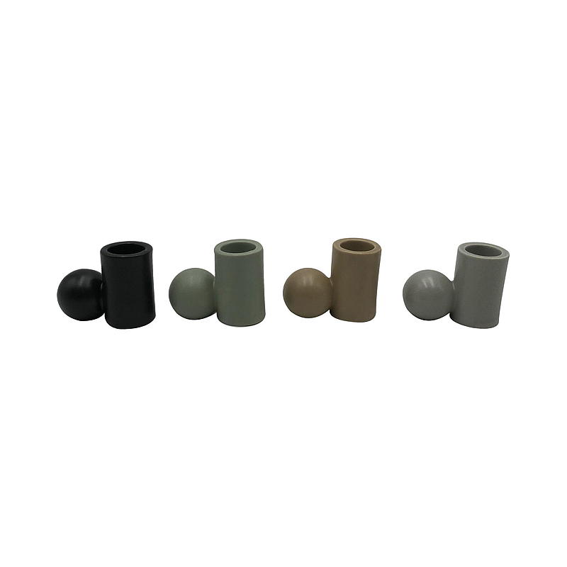 Portacandele Home Crown Cleo 6,5x3,4x4,5 cm, in ceramica