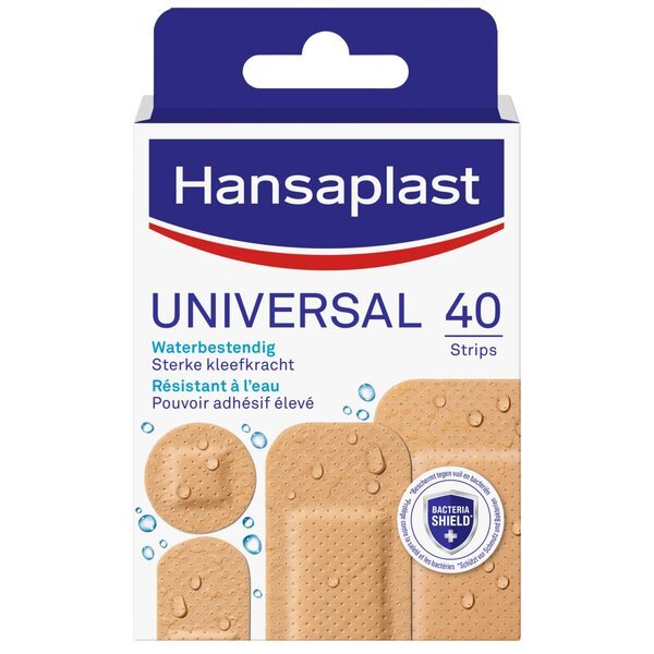 „Hansaplast Universal Plasters“<br>Medicinos prietaisas - 40 vnt.