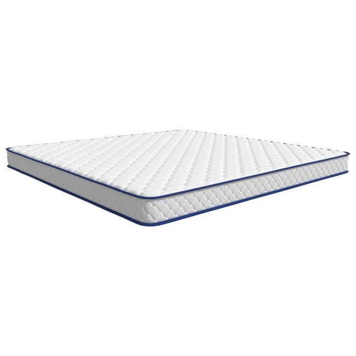 Colchón - vidaXL - Espuma viscoelástica - 200x180 cm - 17 cm - Blanco