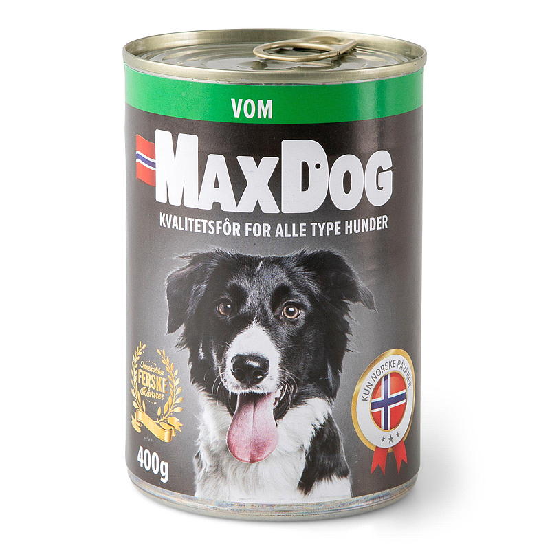 MaxDog hundemat 400 g fra MaxDog