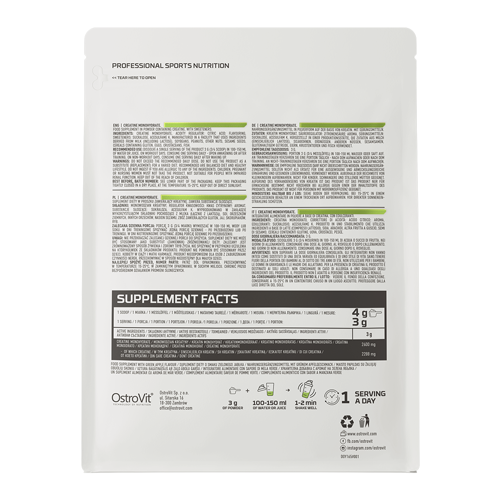 OstroVit Kreatin Monohydrat