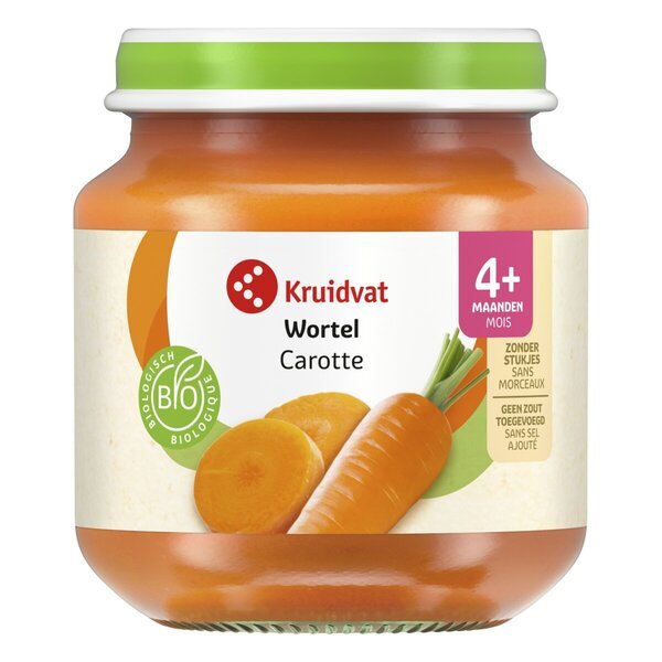 Kruidvat 4+M Органска грицкалица од шаргарепе и поврћа<br>125g