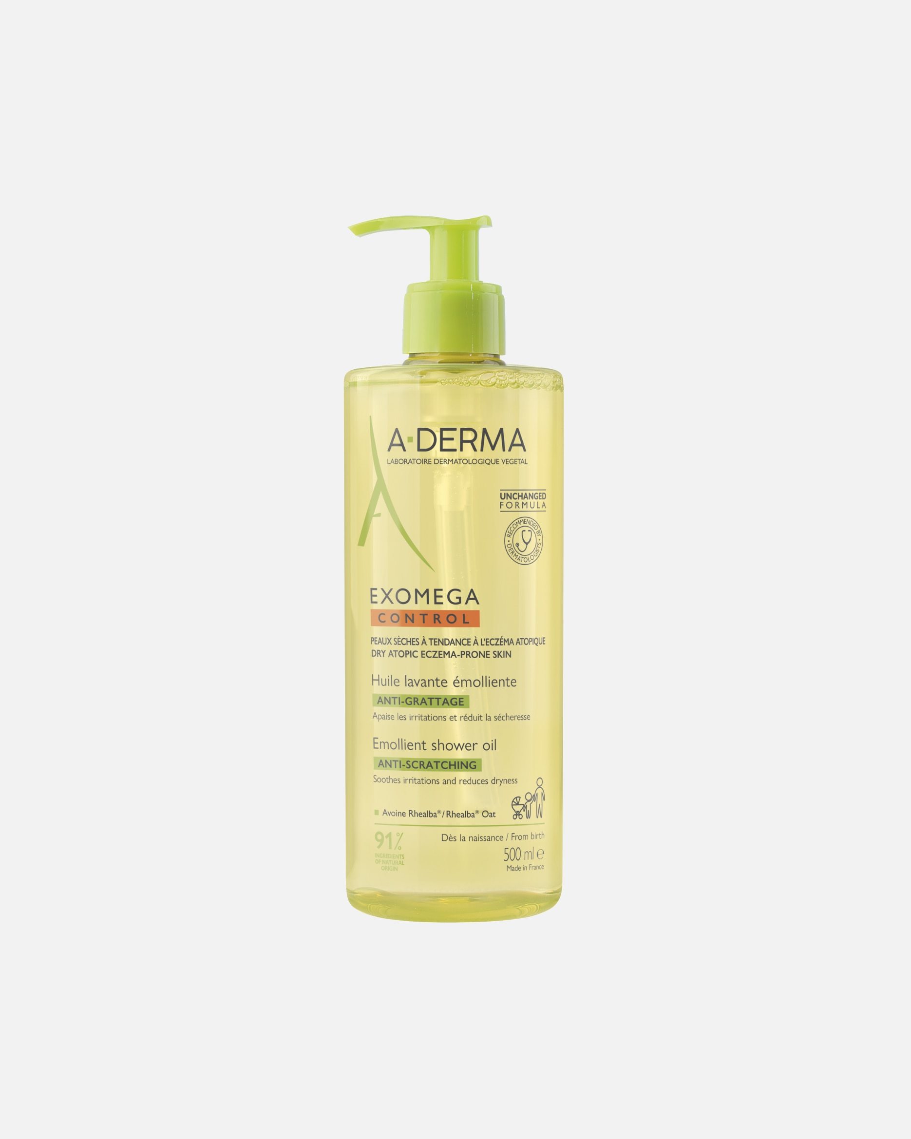 A-DERMA Exomega Control dušo aliejus - 200 ml