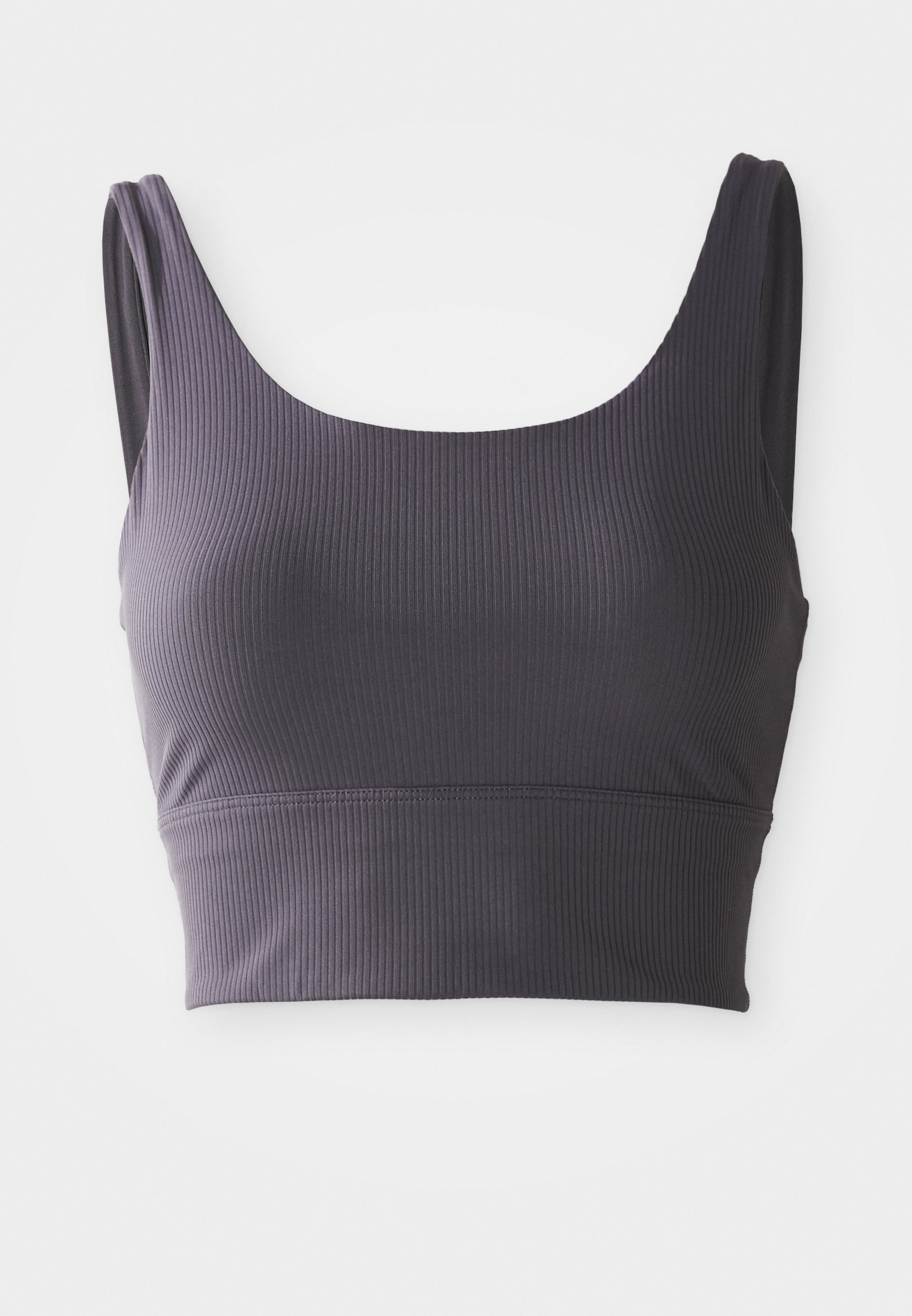 Nike Performance WIDE BRA - Sportbeha met lichte ondersteuning - Thunder Grey