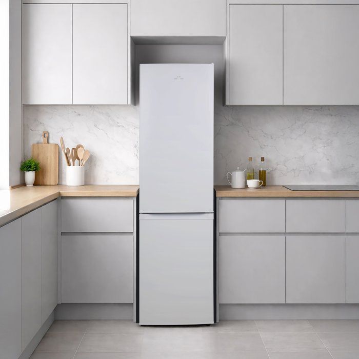 Continental Edison Combi Refrigerator - CEFC225NFS - 225L - Total No Frost - W48.5 x D60 x H175 cm - Energy Class E - Silver