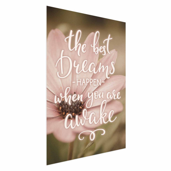 Plakat Best dreams 21x30 cm