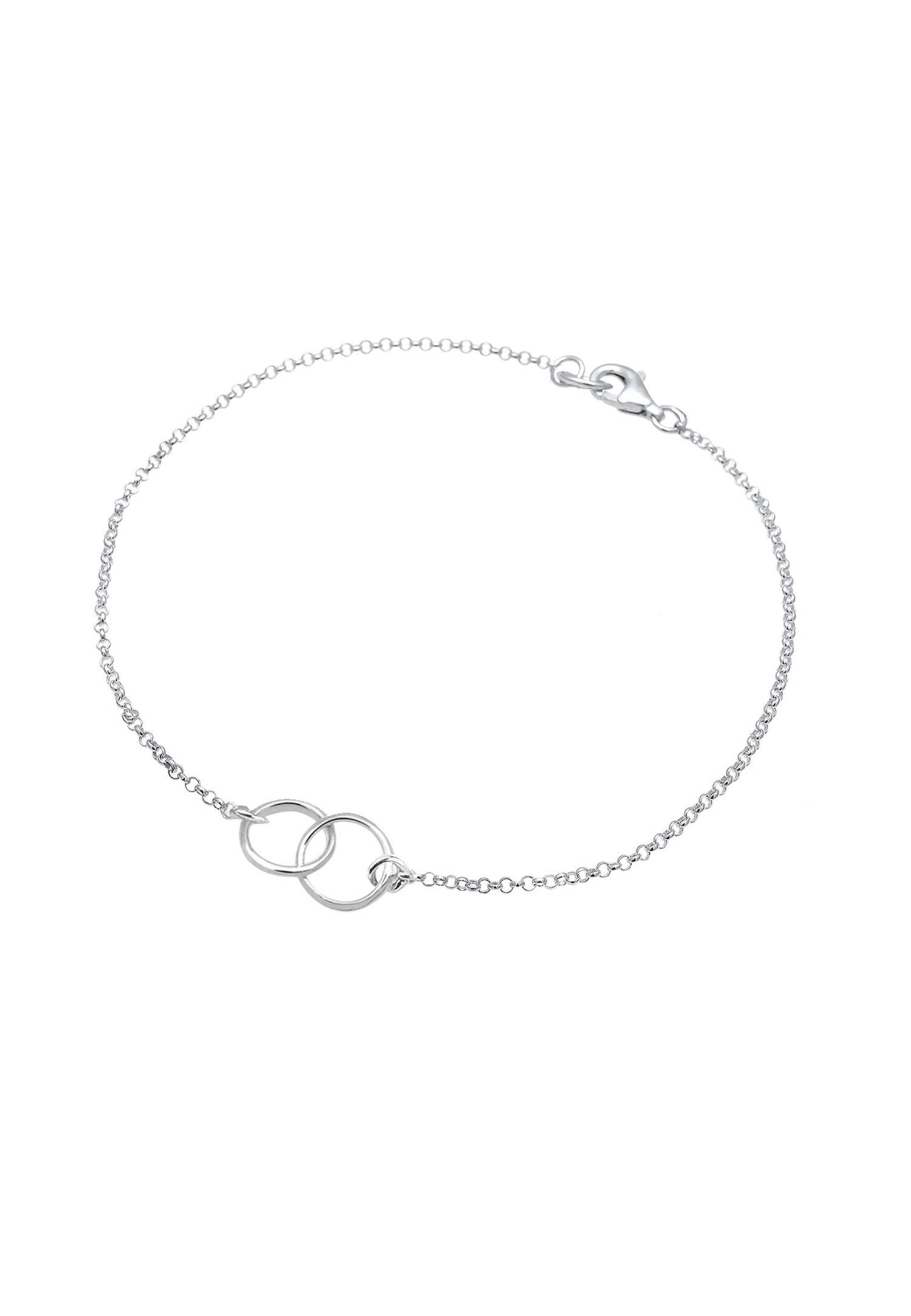 Elli Femmes géo minimaliste anneaux en argent sterling 925