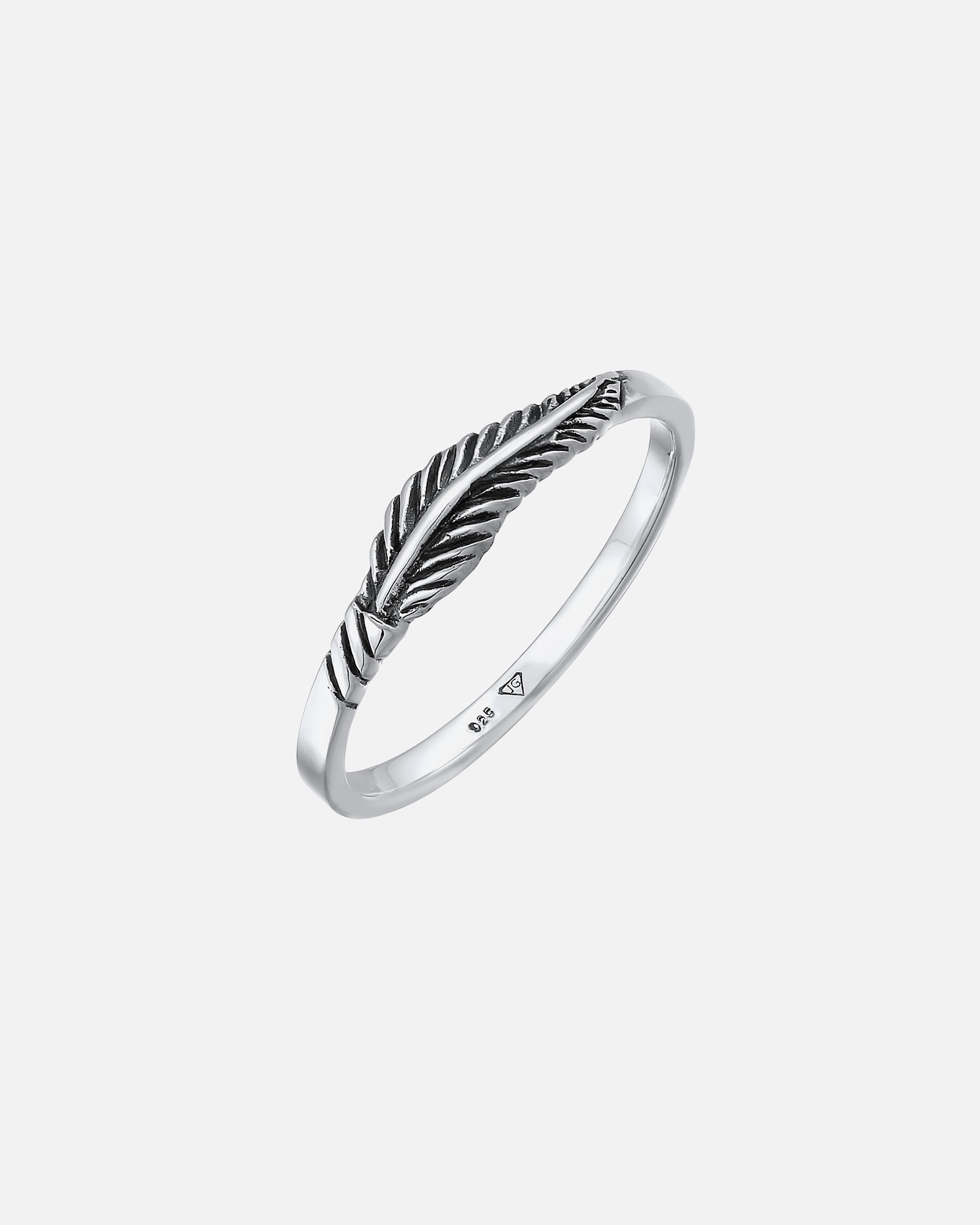 Elli Femmes Plumes Tendance Boho Festival en Argent Sterling 925 plaqué Or