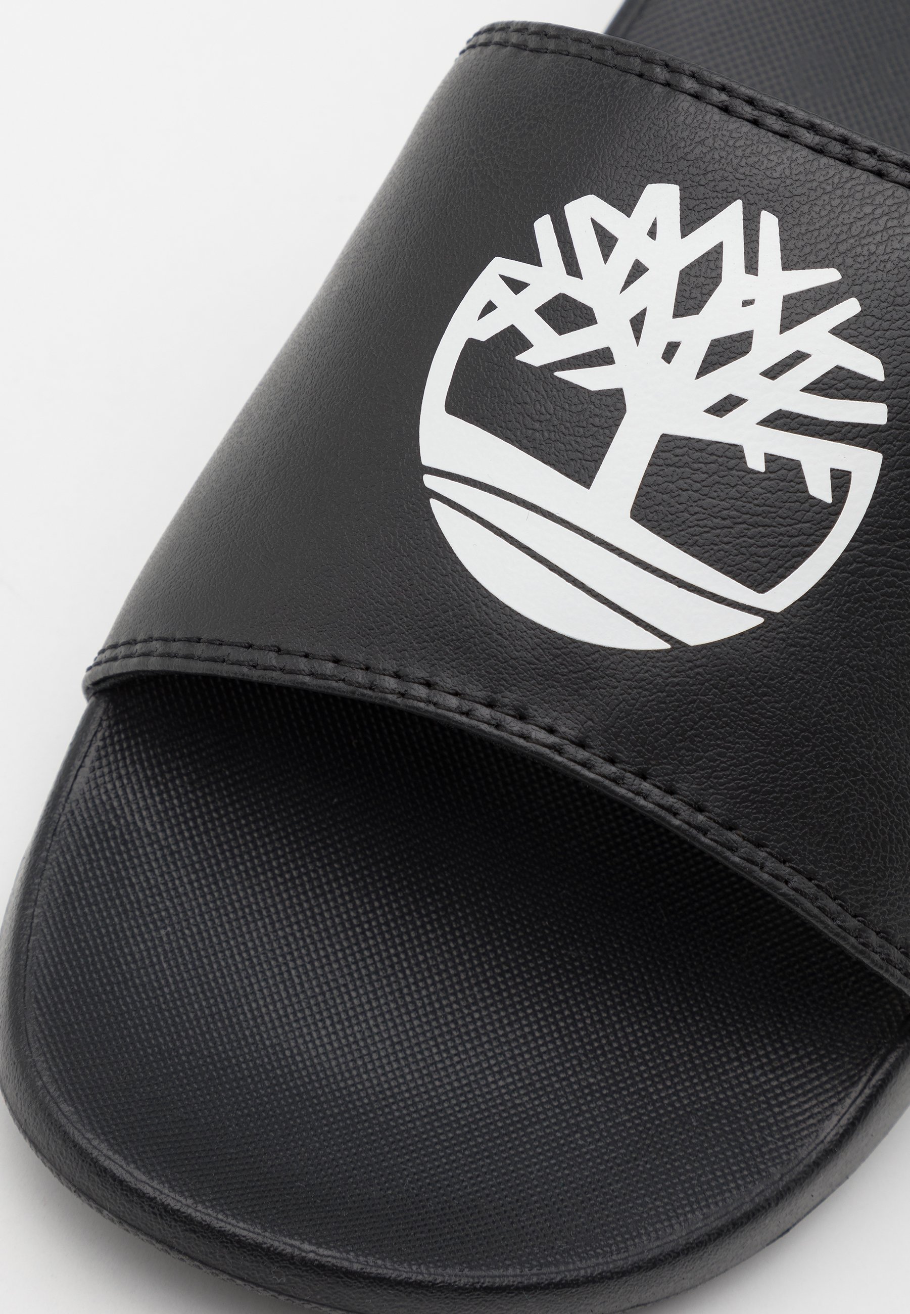Timberland PLAYA SPORTS SLIDE - Klapki - czarno-białe