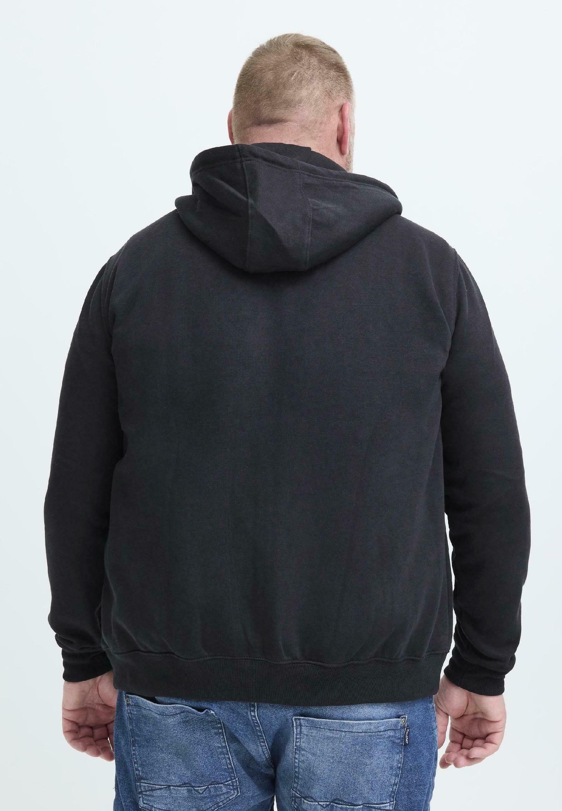 Felpa con zip Blend BHDOWNTON FULLZIP - nera