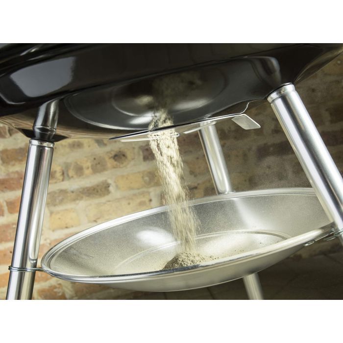 Barbacoa de carbón WEBER COMPACT KETTLE Ø47cm - Superficie de cocción: 43,5cm - Negra