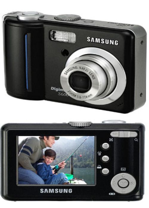 Kompakte Digitalkamera - Samsung Digimax S600 - Schwarz