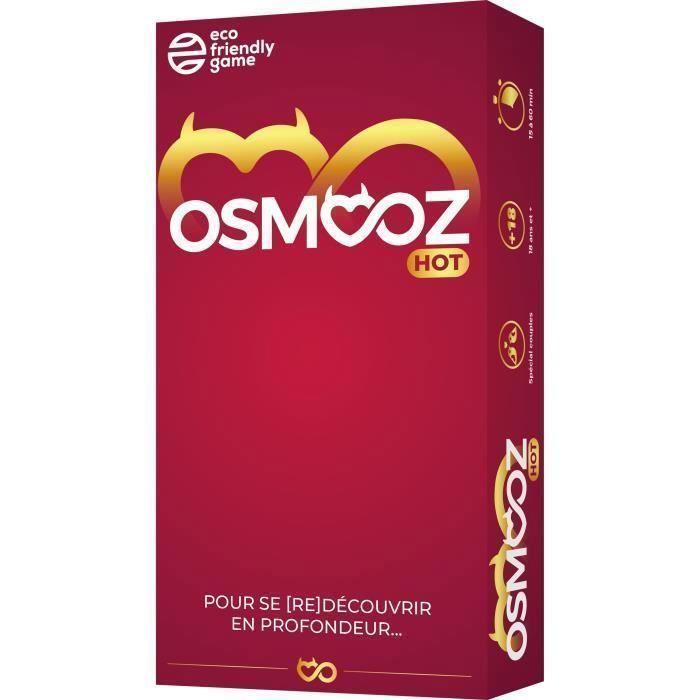 OSMOOZ Red - Jeux Couples - Un Jeu pour REdécouvrir Son Couple en Profondeur - 180 Cartes fabriquées en Europe