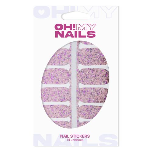 Oh My Nails naljepnice sa šljokicama Ukrašavanje i umjetnost noktiju