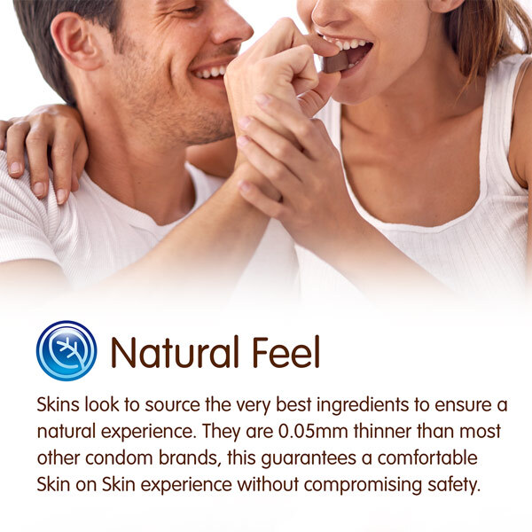 Skins Kondomer Sjokolade 16-pakning | Helse | Superdrug