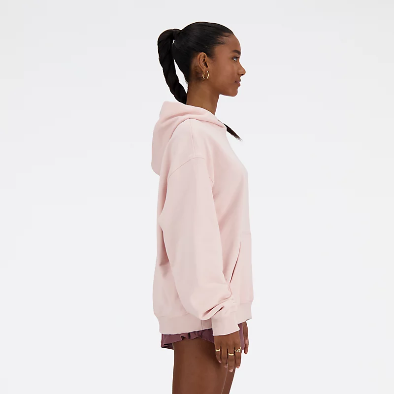 Moletom com capuz Femme Athletics French Terry - ROSA QUARTZO