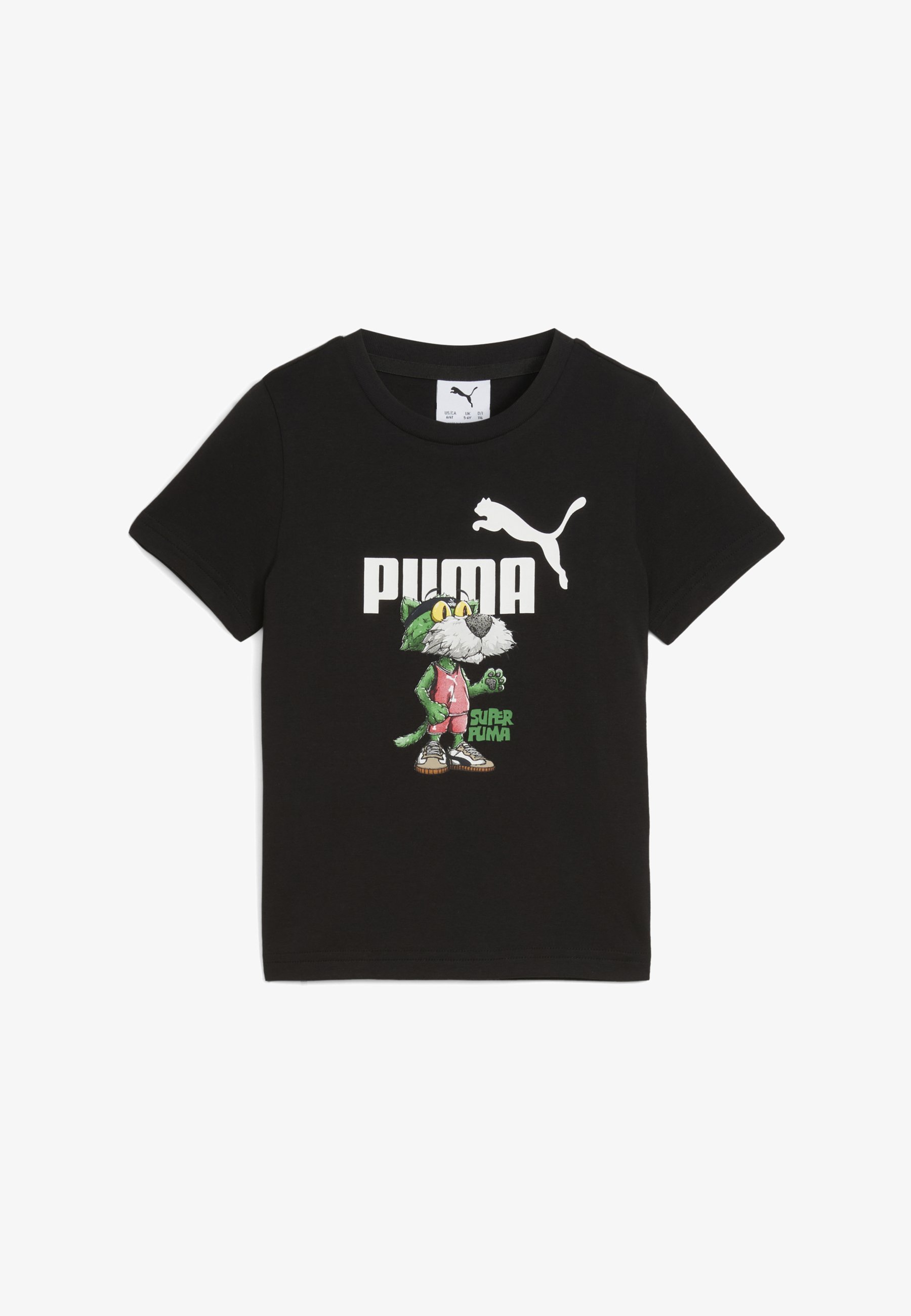 Puma SUPER GRAPHIC T-shirt - T-shirt met print - zwart