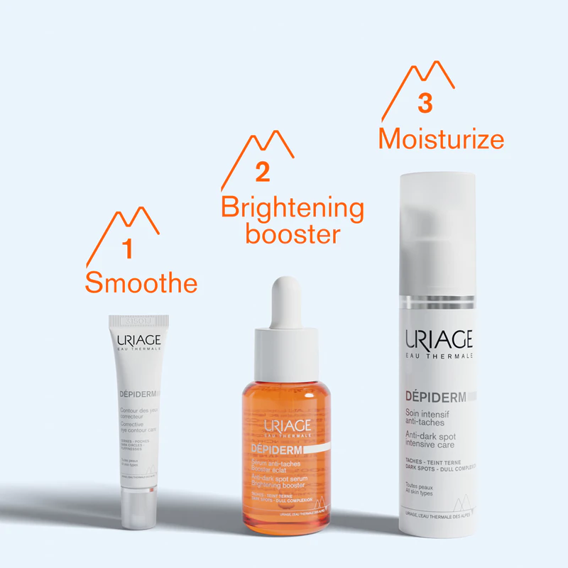 Uriage Dépiderm Creme de Cuidado Intensivo Anti-manchas Escuras para manchas de pigmentação