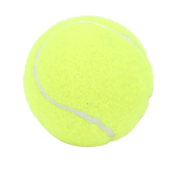 Fafeicy Balles de tennis vertes 12 pièces balles de Tennis haute résilience en caoutchouc cachemire équipement d'entraînement de