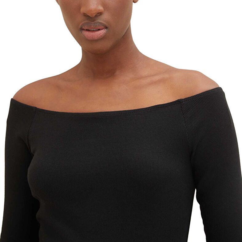 T-skjorte Femme Noir