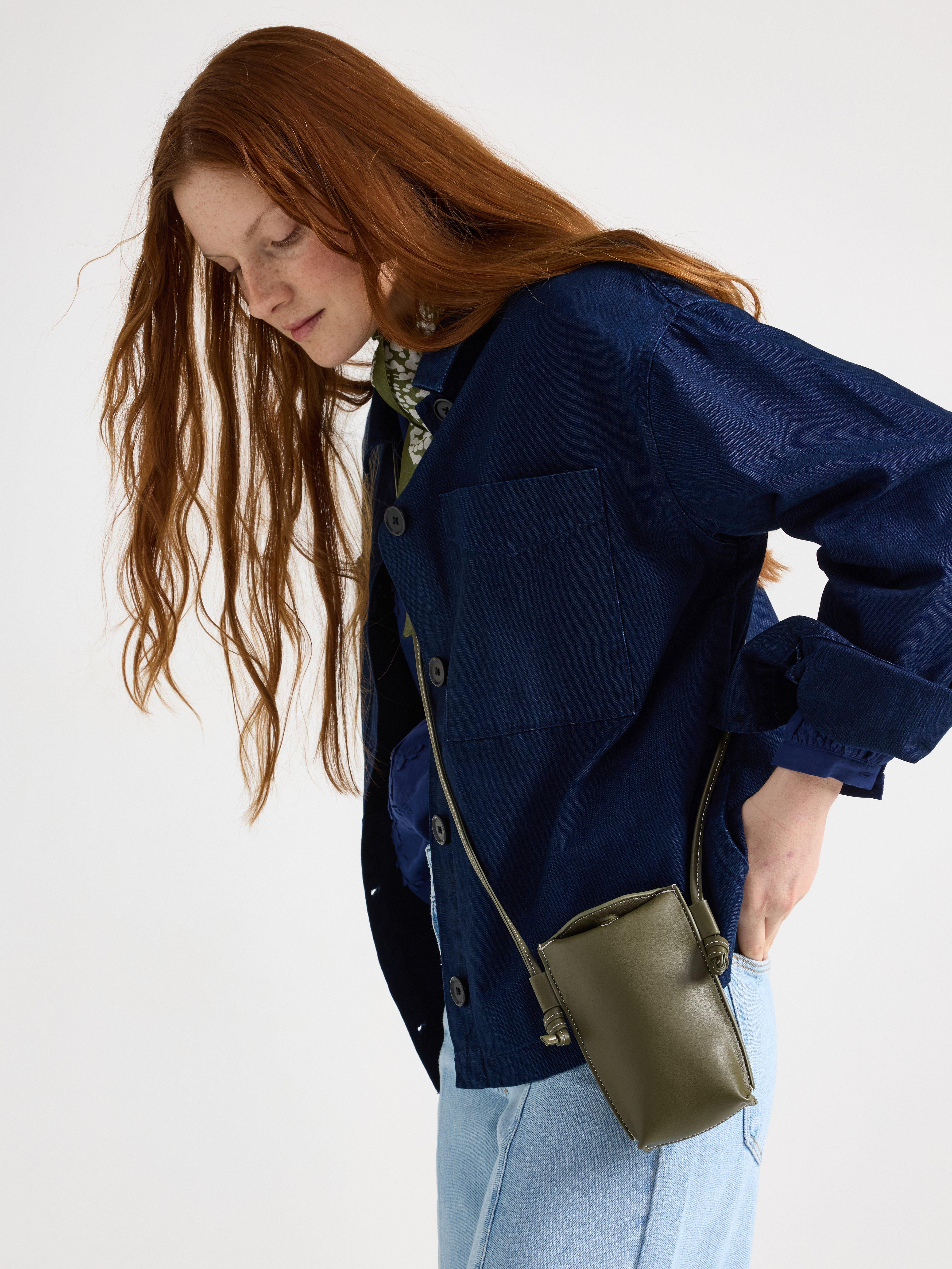 Camicia in denim blu