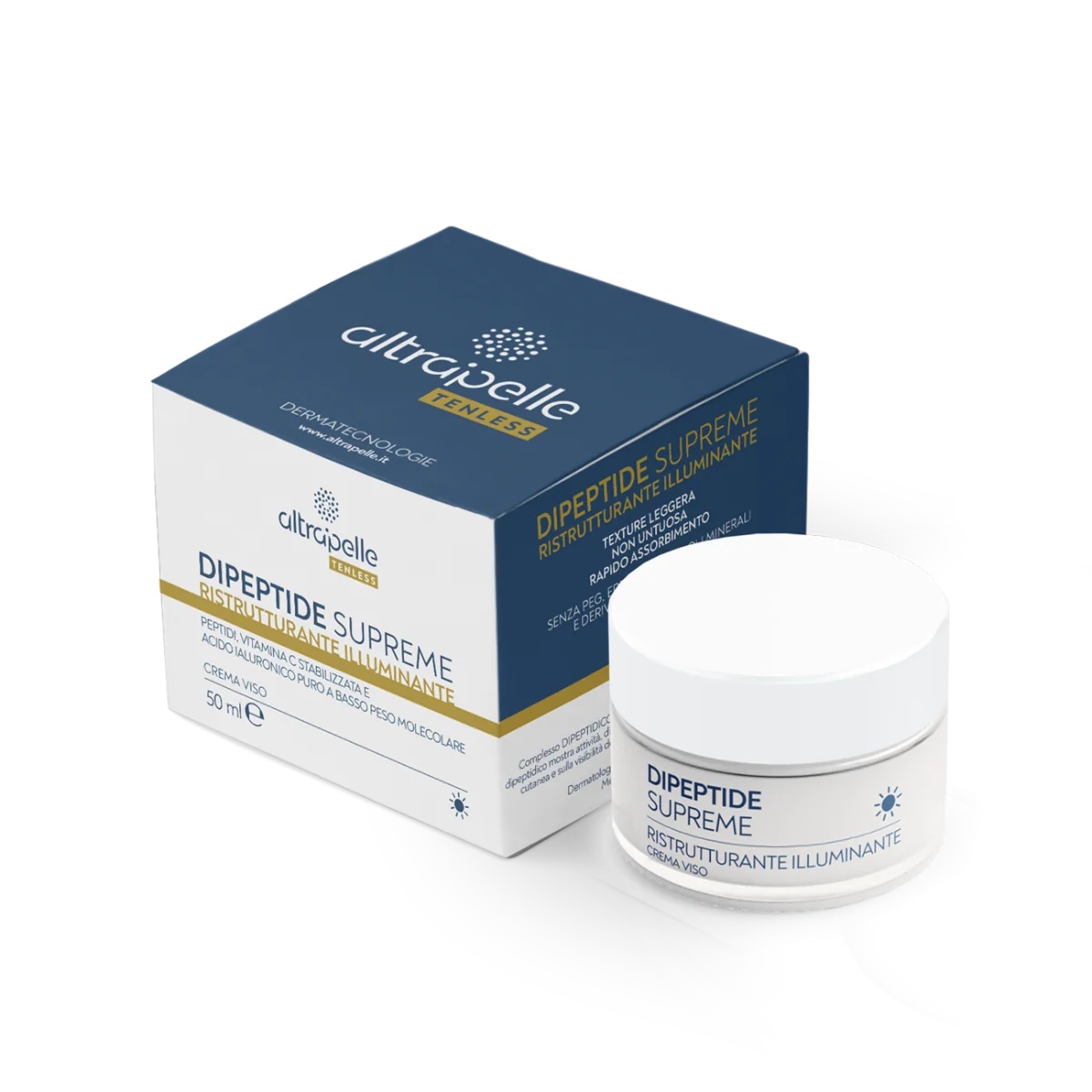 ALTAPELLE Altrapelle Tenless Dipeptide Supreme Crème de Jour Restructurante et Éclat