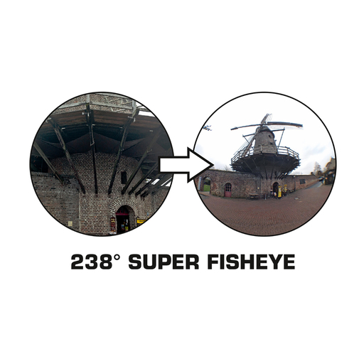 Objectif clip-on Bresser Super Fisheye 238° pour appareils photo de téléphones portables