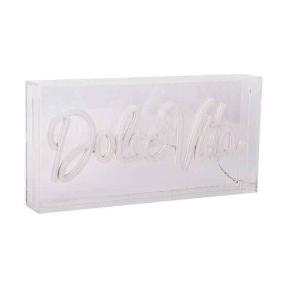 LED-Schild Dolce Vita