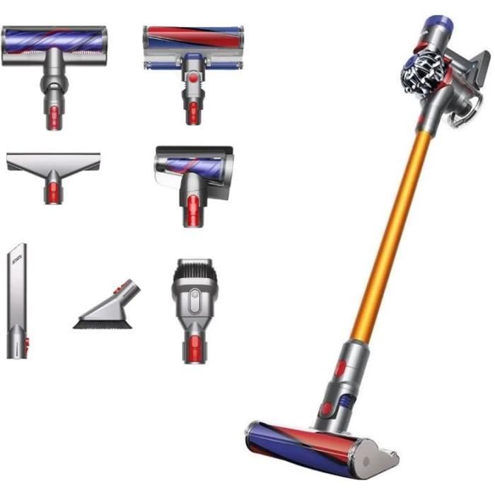 DYSON V8 Absolute - Aspirapolvere senza fili - Potenza di aspirazione 115 AW - Autonomia fino a 40 minuti
