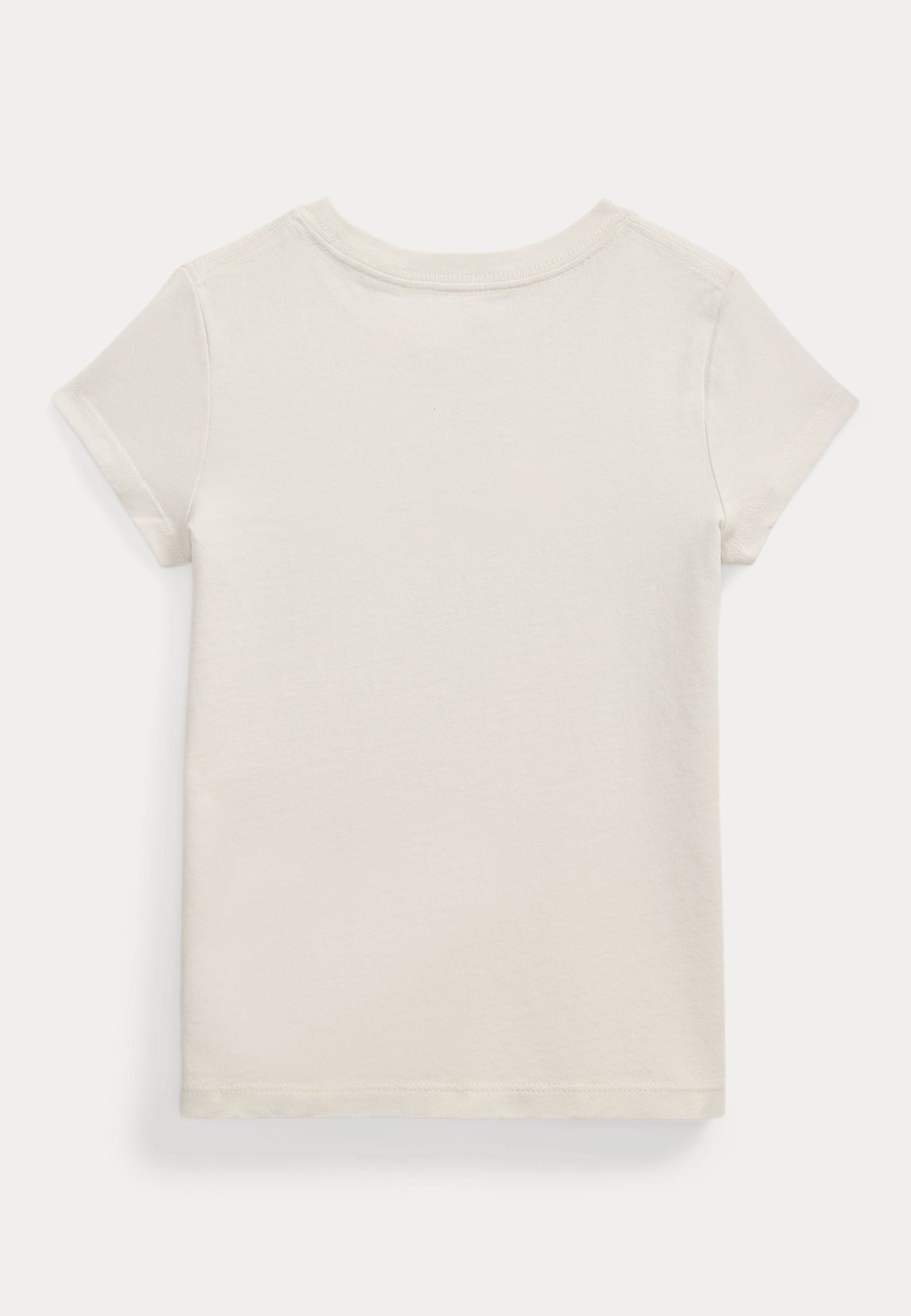 Polo Ralph Lauren FLAG APPLIQUÉ COTTON JERSEY T-SHIRT - T-shirts med print - nevis