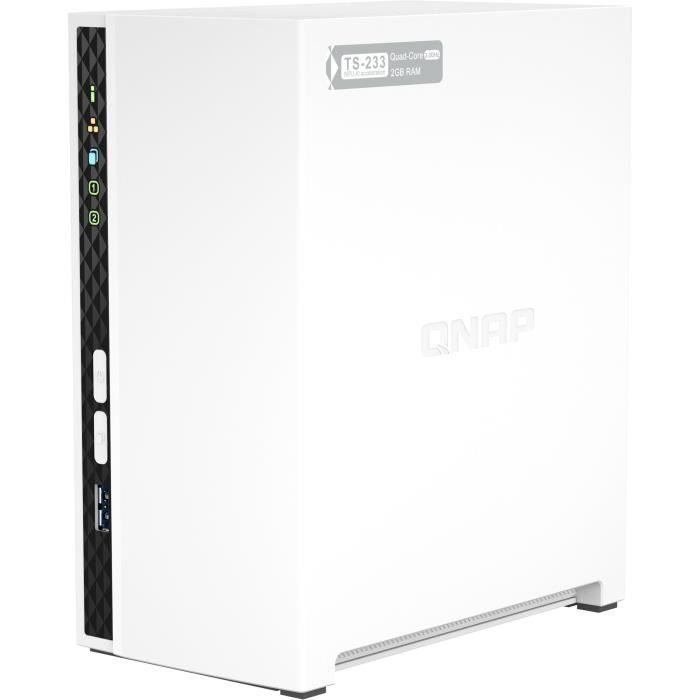 Server-NAS – QNAP – TS-233 – 2 Einschübe – 2 GB