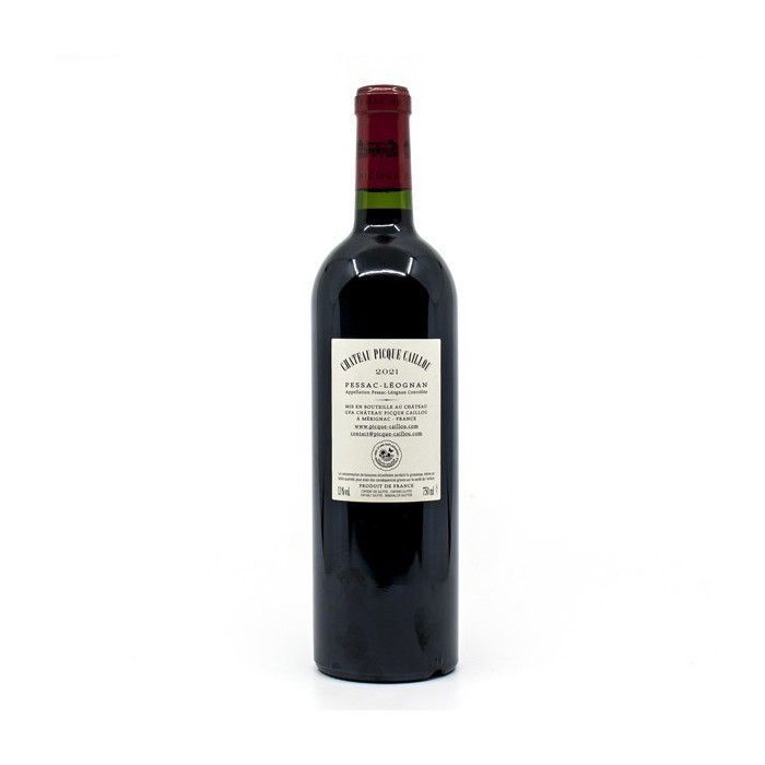 Château Picque Caillou AOC Pessac Léognan Rouge 2021 75cl