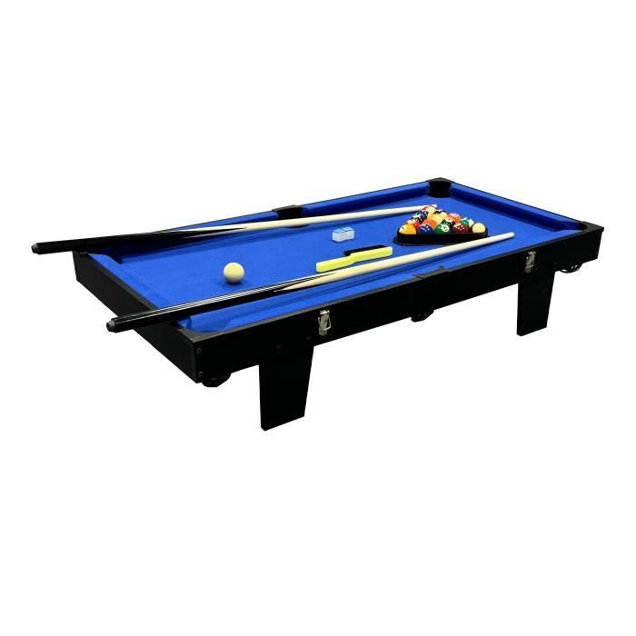 Tavolo da gioco multifunzione 2 in 1 Cougar All-in-One in verde/blu | Mini tavolo da gioco multifunzione, biliardo e calcio balilla |