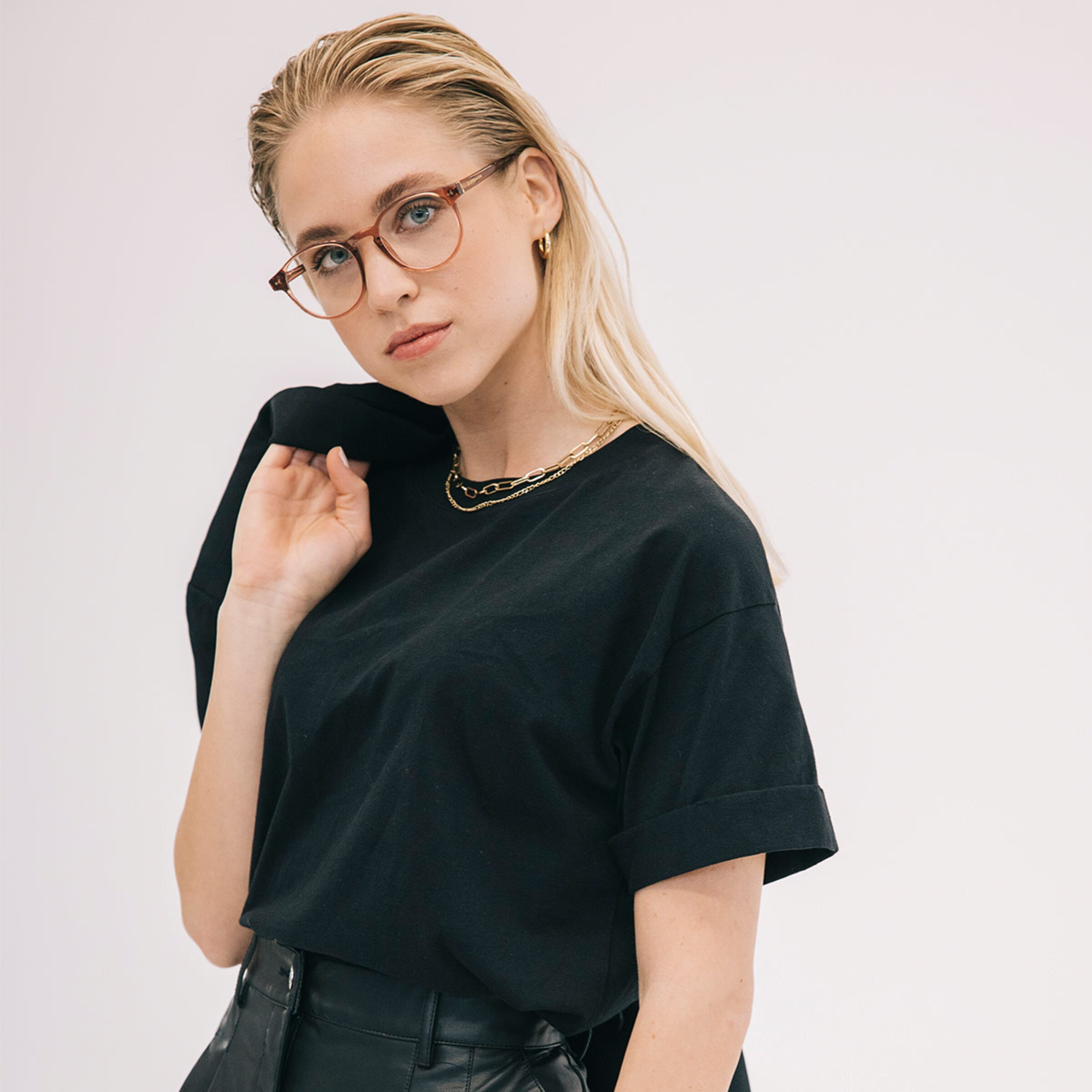 Marais Transparent Rose avec verres correcteurs