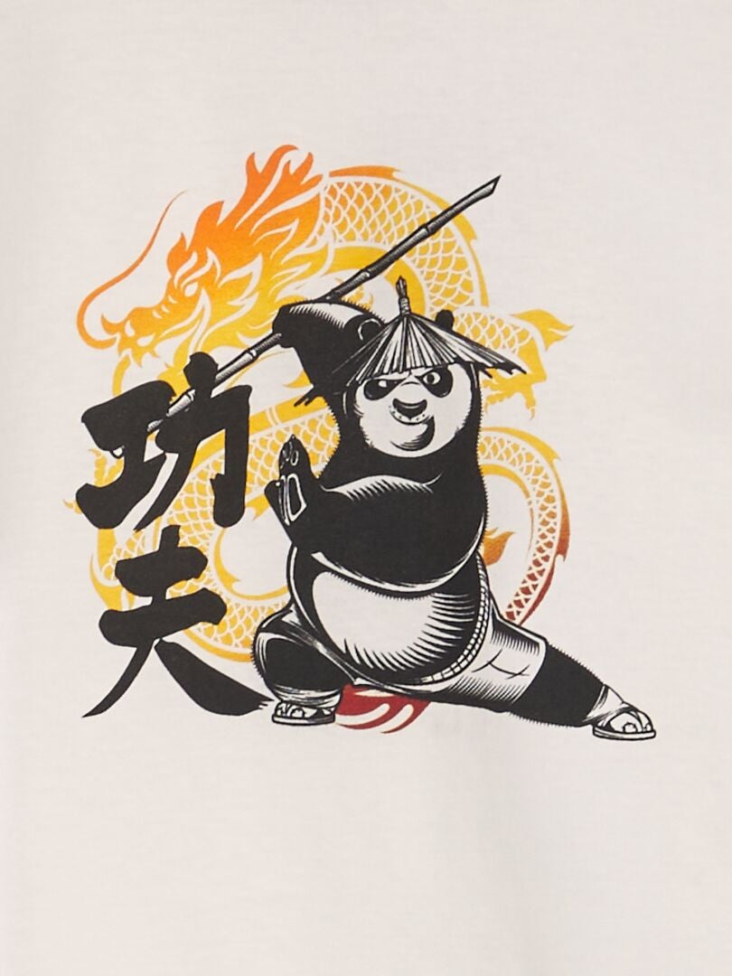 Koszulka „Kung-Fu Panda” - BIAŁA