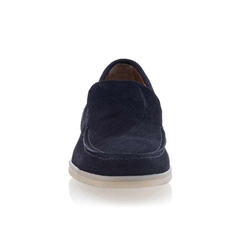 Mocasines/zapatos náuticos azules para hombre