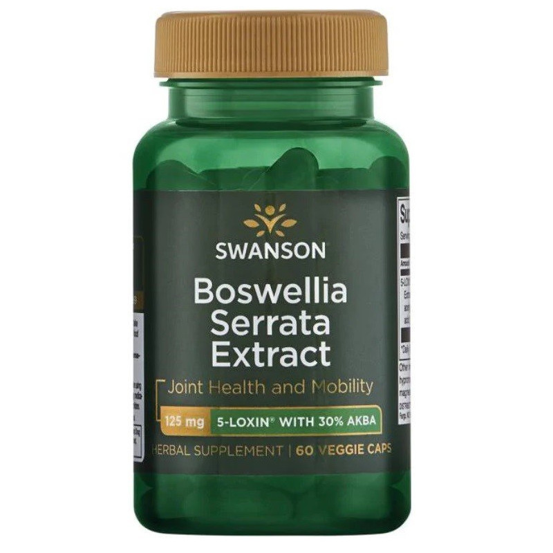 Swanson 5-loksiini Boswelia Serrata