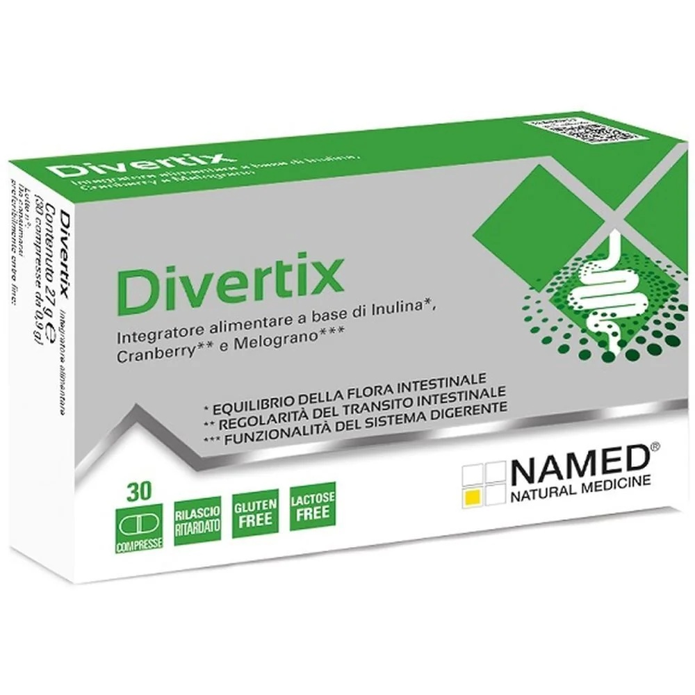 Divertix 30 comprimidos para o equilíbrio da flora intestinal
