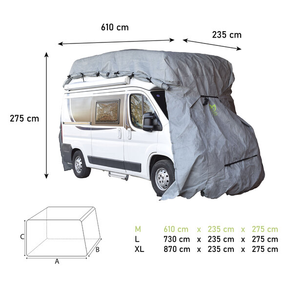 Camperhoes M, 610 x 235 x 275 cm