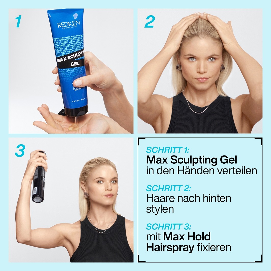 Stylingový gél na vlasy Redken Hair Gel Max Sculpting Gel - 250 ml